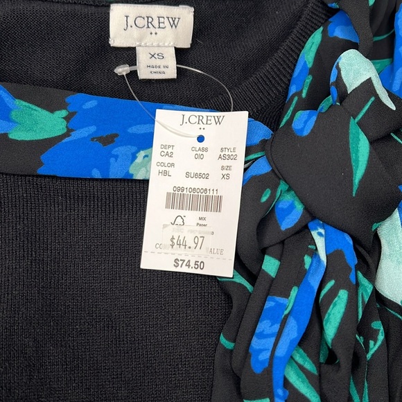 J. Crew Scarf Pullover Sweater Size XS NEW - Picture 7 of 9